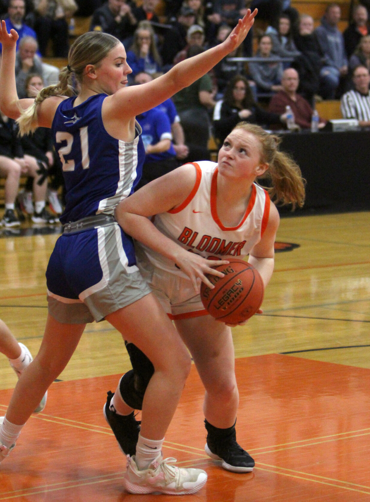 Cameron at Bloomer girls basketball 1-16-23